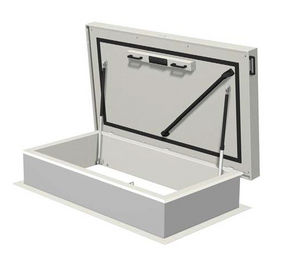 trampilla de inspección para techo / rectangular / de metal