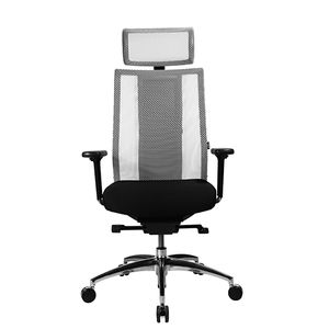 silla de oficina contemporánea / con ruedas / con patas en forma de estrella / con reposabrazos