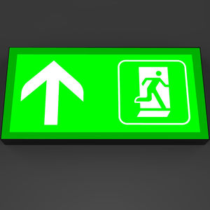 letrero de seguridad de interior