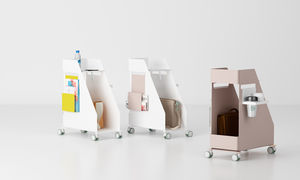 mesa carrito de oficina / para el sector servicios / de acero