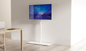 soporte para TV de pie contemporáneo / de acero