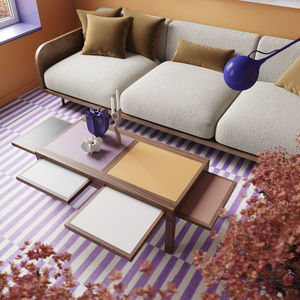 mesa de centro de diseño escandinavo
