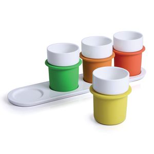 juego de té de caucho de silicona