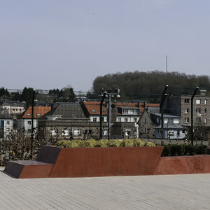 jardinera de hormigón