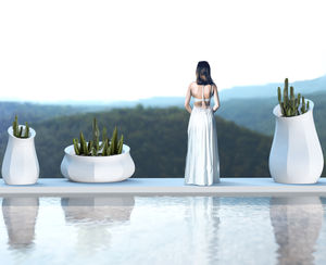 jardinera de hormigón