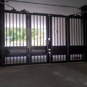 portón abatible