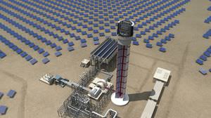 estación solar para instalación fotovoltaica