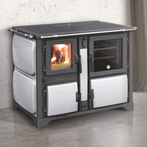 cocina con horno de leña / para caldera