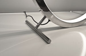 lámpara de mesa / contemporánea / de aluminio / de vidrio acrílico