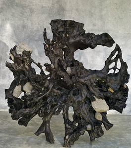 escultura de madera
