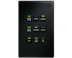 teclado de control para sistema domótico