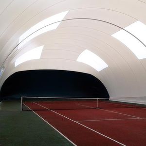 estructura hinchable para pista de tenis