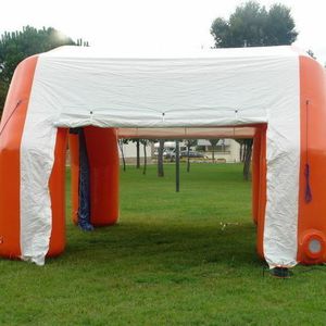 estructura hinchable para centro sanitario