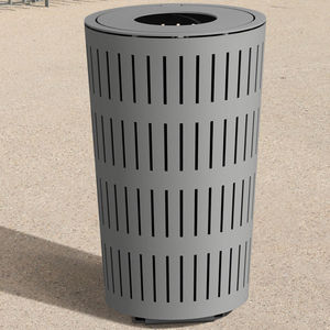 cubo de basura público