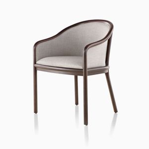 silla de visita contemporánea / con reposabrazos / tapizada / de tejido