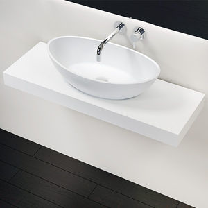 encimera de lavabo de resina mineral