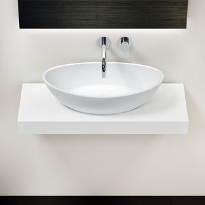 encimera de lavabo de resina mineral