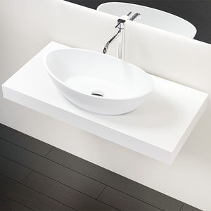 encimera de lavabo de resina mineral