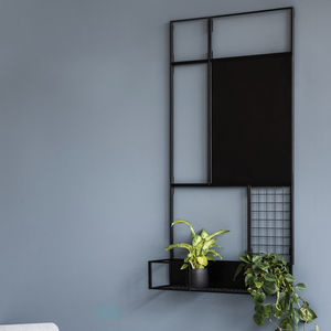 soporte de pared para plantas en maceta