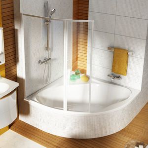 bañera de esquina