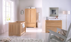 habitación para niños de madera