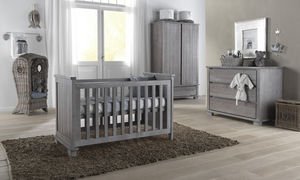 habitación para niños gris