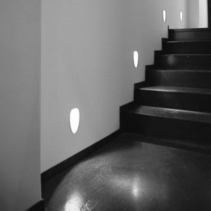 luminaria empotrable de pared