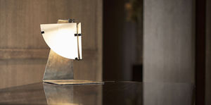 lámpara de mesa / Art Deco / de metal / de interior