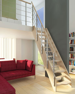 escalera recta
