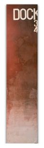 radiador eléctrico / de piedra natural / contemporáneo / rectangular