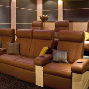 butaca de cine de cuero