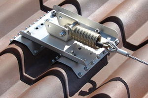 anclaje anticaída de metal
