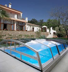 cubierta para piscina baja