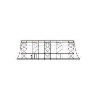 tensoestructura sobre armazón metálico
