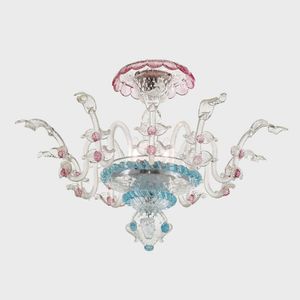 plafón clásico / de cristal de Murano / LED / de interior