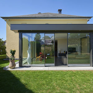 cerramiento de terraza de vidrio / de aluminio