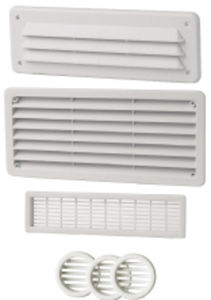rejilla de ventilación de plástico