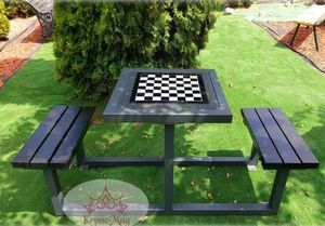 mesa de ajedrez de exterior