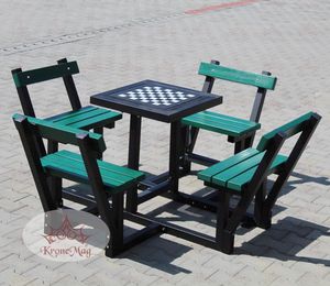 mesa de ajedrez de exterior