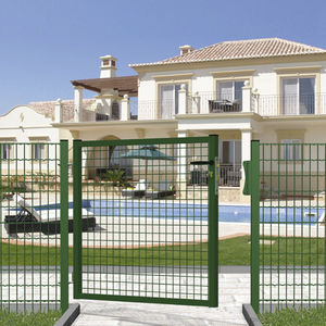 puerta para jardín de acero electrosoldado