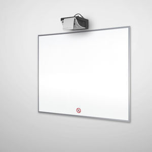 pantalla de proyección de pared