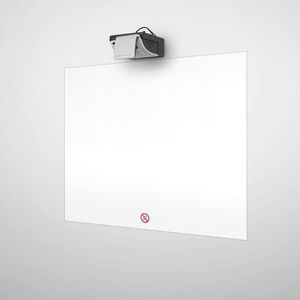 pantalla de proyección de pared