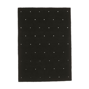 alfombra contemporánea / con motivos / de lana / rectangular