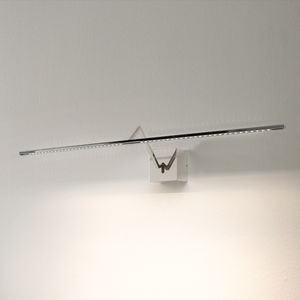 aplique contemporáneo / de latón / LED / lineal