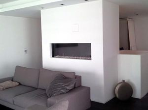 Chimenea de gas - Leonardo Caminetti GmbH - tradicional / hogar cerrado