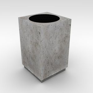 cubo de basura público