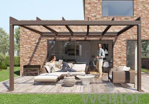 pérgola adosada