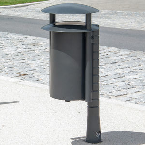 cubo de basura público