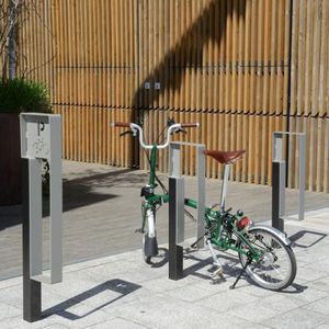 aparcabicis de suelo