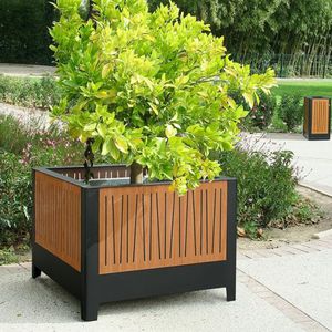 jardinera de madera